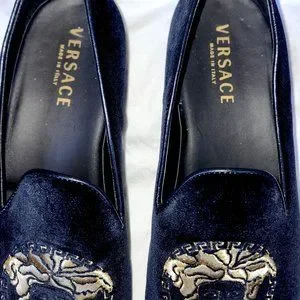 Versace Medusa Loafer in black | Shoes | Hand Made Men Lion  display picture 1